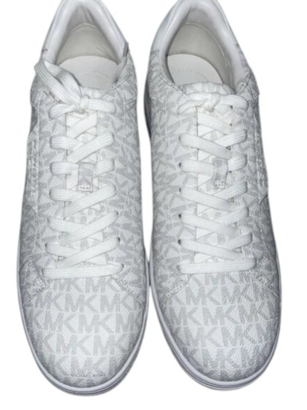 NEW MICHAEL KORS Keating Lace-Up Sneakers – Bright White – Men’s Size 9 – New